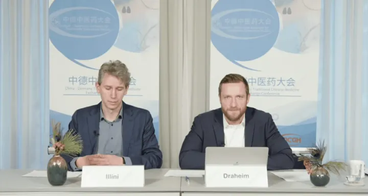 Lukas Illini and Michael Draheim hosting the 2022 TCM Conference from Berlin