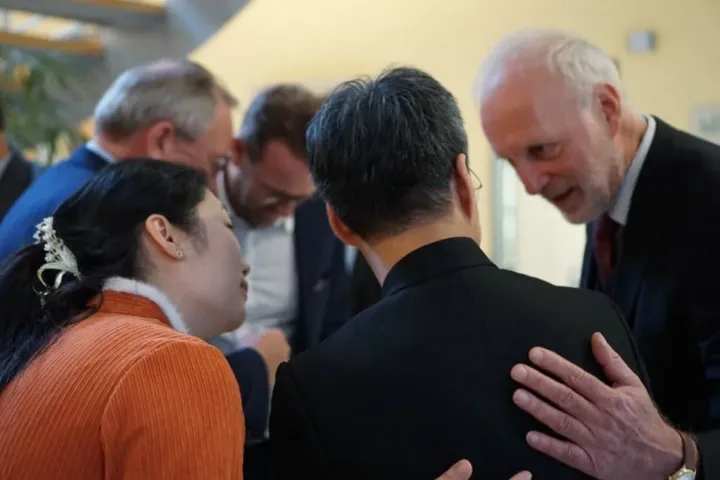 Warm greetings among guests at the 2024 TCM Conference